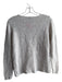 Eileen Fisher Size S White Linen & Cotton Knit Long Sleeve Round Neck Top White / S