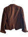 Akris Punto Size 10 Brown Cotton Corduroy Open Front Faux Pocket Blazer Jacket Brown / 10