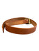 Ralph Lauren Rugby Caramel Leather Brass Hardware Square Buckle Belts Caramel / M