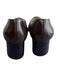 Prada Shoe Size 36.5 Brown Leather round toe Block Heel Shoes Brown / 36.5