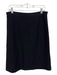 St. John Collection Size 12 Black Wool Blend Knit Elastic Waist Skirt Black / 12