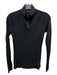 Smartwool Size S Black Merino Wool Half Zip Solid Logo Long Sleeve Jacket Black / S