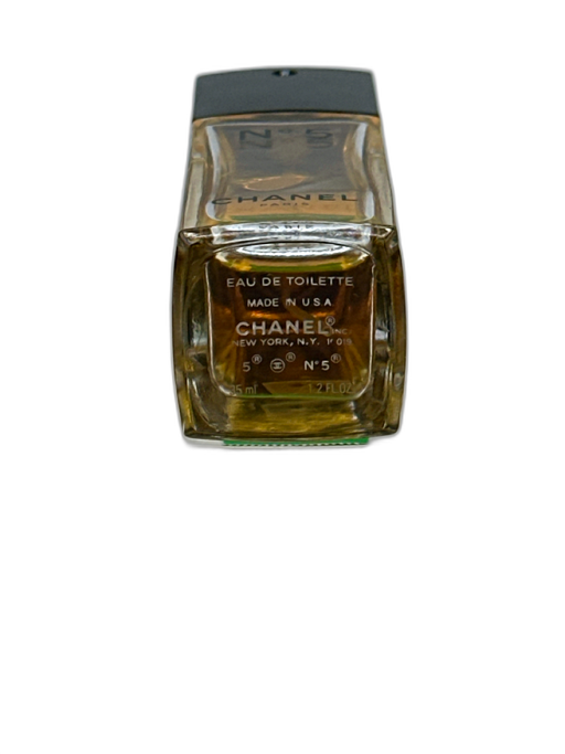 Chanel Black & Gold Glass Eau de Toilette 3 band Perfume Black & Gold