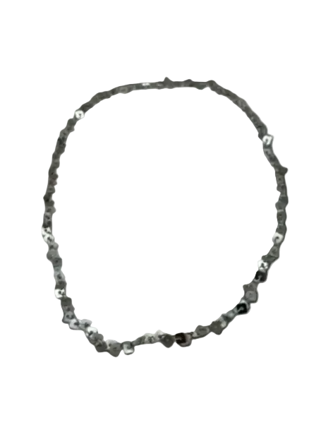 Milor Silver 925 Square Link Chain Lobster Clasp Necklace Silver