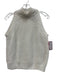 Intermix Size Small White Cotton Sleeveless Crochet Ribbed Sweater White / Small