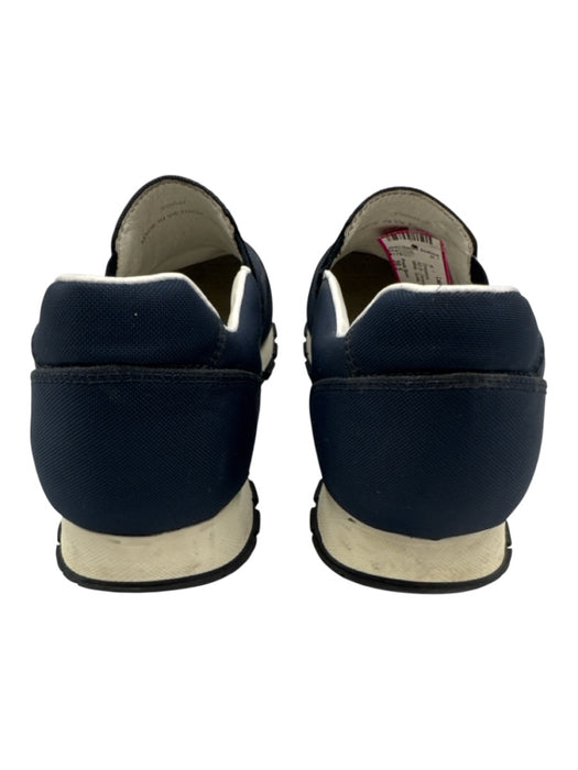 Prada Sport Shoe Size 39.5 Navy, Black, White Textile Round Toe Elastic Sneakers Navy, Black, White / 39.5