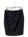 Trina Turk Size 10 Black Polyester Blend Back Zip Asymetric Hem Pencil Skirt Black / 10