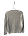 Rivamonti Size Large Light Gray Wool & Silk Crew Neck Long Sleeve Sweater Light Gray / Large