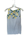 Joules Size 4 blue and white Cotton Striped Lemon Print Dress blue and white / 4