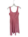 Rachel Zoe Size 6 Red & White Cotton Crimp Gingham Bow Detail Maxi Dress Red & White / 6