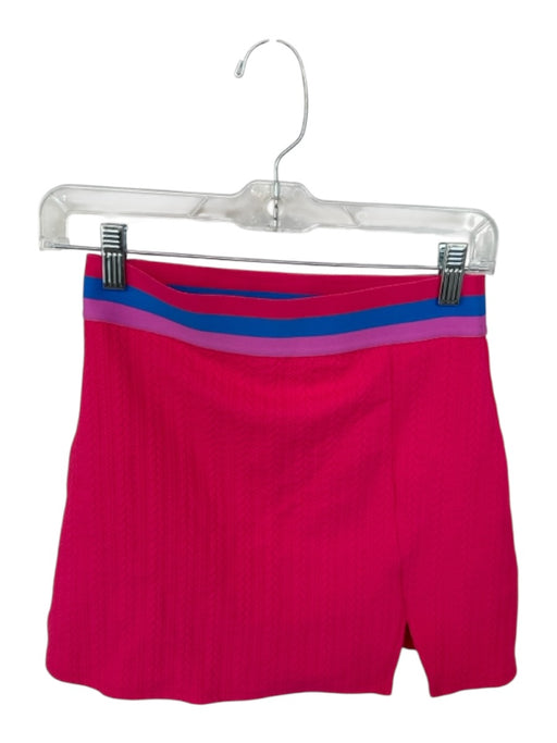 Beach Riot Sport Size Small Pink Nylon Blend Knit Back Slit Thick Band Skirt Pink / Small