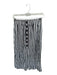 Cupcakes & Cashmere Size 0 black and white Lycocell Striped Side Slits Skirt black and white / 0