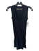 Enza Costa Size XS Black Cotton V Neck Sleeveless Semi Sheer Tunic Top Black / XS