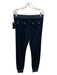 Juicy Couture Size S/M Navy Cotton Blend Front Zip Velvet Jogger Pant Set Navy / S/M