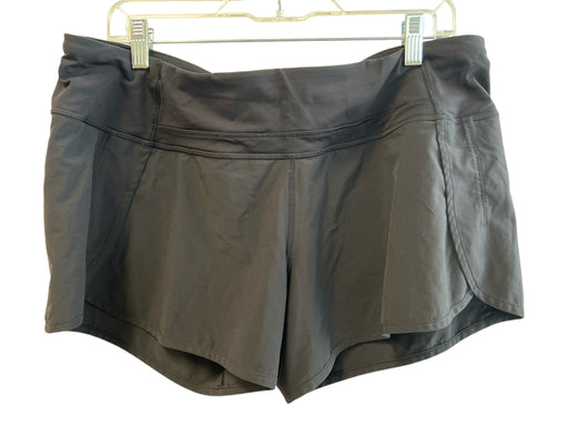 Lululemon Size 12 Black No Fabric Tag Elastic Waist Above Knee Shorts Black / 12