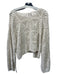 Arula Size M/L Beige Acrylic Crochet Sweater Beige / M/L