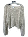 Arula Size M/L Beige Acrylic Crochet Sweater Beige / M/L