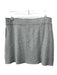 WeWoreWhat Size XL Light Gray Viscose & Polyester Elastic Waist Cable Knit Skirt Light Gray / XL