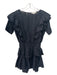 Loveshackfancy Size XS/P Black Cotton Round Neck Short Sleeve Dress Black / XS/P