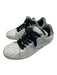 Zadig & Voltaire Shoe Size 37 White, Silver, Black Embossed Leather Sneakers White, Silver, Black / 37