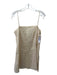 Isabel Etoile Marant Size 38 Beige Cotton Sheer Sleeveless Spaghetti Strap Top Beige / 38