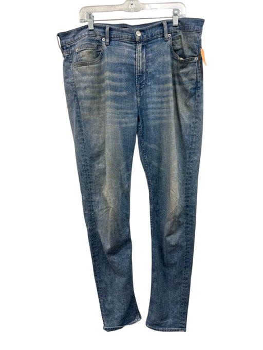 7 For All Mankind Size 36 Light Wash Cotton Solid Jean Men's Pants Light Wash / 36