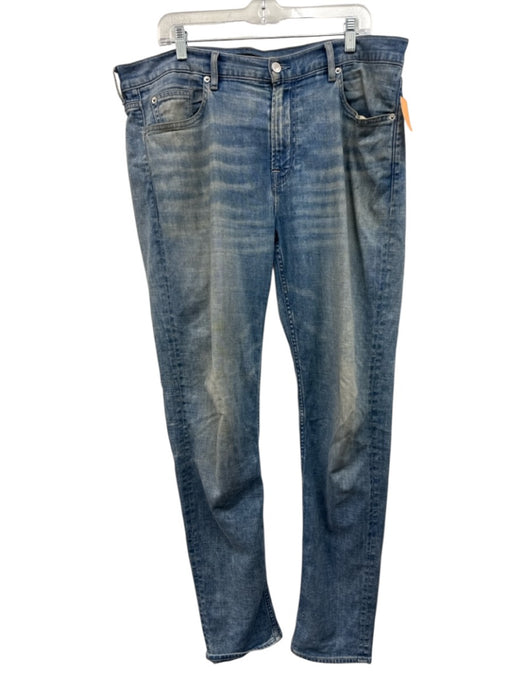 7 For All Mankind Size 36 Light Wash Cotton Solid Jean Men's Pants Light Wash / 36