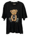 DOMREBEL Size L Black & Brown Cotton Graphic Men's Short Sleeve Black & Brown / L