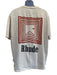 Rhude Size XXL White & Red Cotton Men's Short Sleeve White & Red / XXL