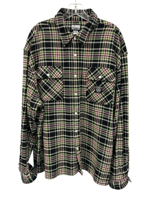 Billionaire Boys Club Size xxxl Black & Multi Cotton Buttons Long Sleeve Shirt Black & Multi / xxxl