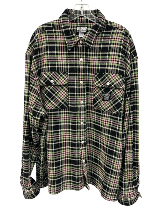 Billionaire Boys Club Size xxxl Black & Multi Cotton Buttons Long Sleeve Shirt Black & Multi / xxxl