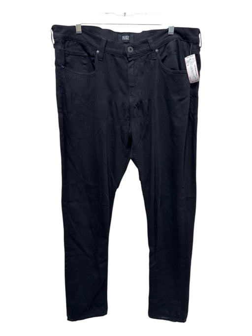 Paige Size 36 Black Cotton Blend Solid Slim Khakis Men's Pants Black / 36