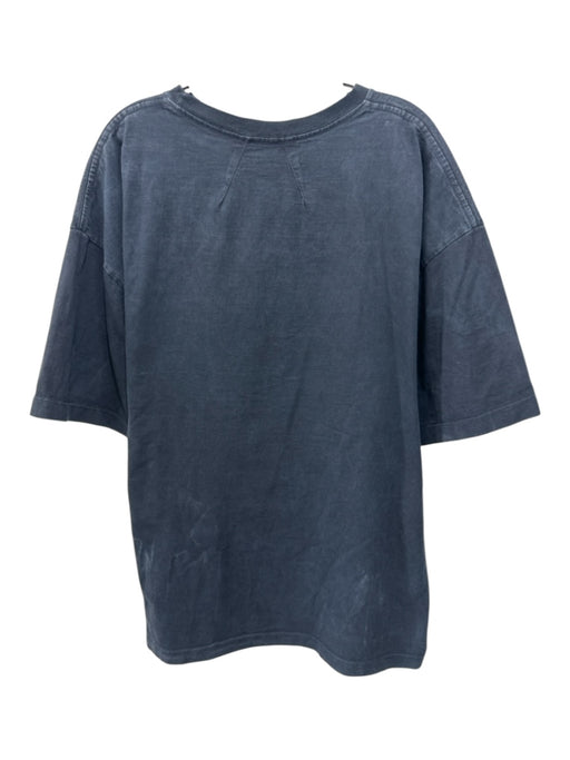 Rhude As Is - Cracking Size XL Black Cotton Palm Tree T shirt Crew Short Sleeve Black / XL