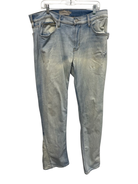 Hudson Size 36 Light Wash Cotton Blend Solid Flared Jean Men's Pants Light Wash / 36