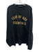 Essentials Size L Black Cotton Blend logo T shirt Crew Men's Long Sleeve Shirt Black / L