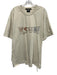 Ksubi Size XXL Off White Cotton logo T shirt Boxy Men's Short Sleeve Off White / XXL