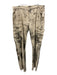 R+A Size 36 White & Gray Cotton All Over Print Cargo Pocket Men's Pants White & Gray / 36