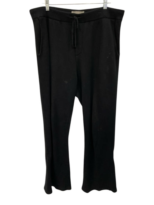 Hudson AS IS Size XXL Black Cotton Solid Sweatpant Men's Pants Black / XXL