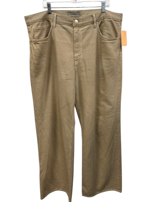 Hudson AS IS Size 38 Beige Cotton Solid Men's Pants Beige / 38