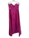 Alfred Sung Size 10 Fuchsia Pink Polyester Satin Strapless Bow A line Gown Fuchsia Pink / 10