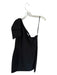 Gianni Bini Size 6 Black Polyester Blend One Shoulder Bow Dress Black / 6