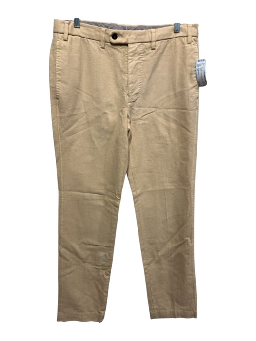 Sid Mashburn Size 32 Tan Cotton Solid Khakis Men's Pants Tan / 32