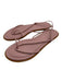 J Crew Shoe Size 9.5 Pink & Brown Leather Strappy Open Toe & Heel Flat Sandals Pink & Brown / 9.5