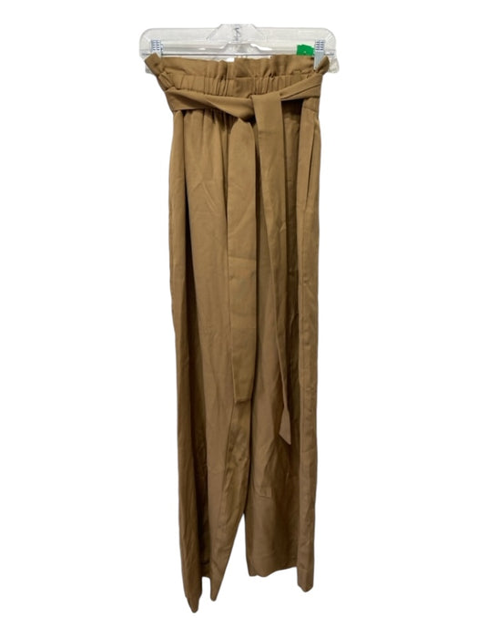 Point Sur Size 10 Mustard Brown Viscose Blend Newsboy Waist hook & zip Pants Mustard Brown / 10