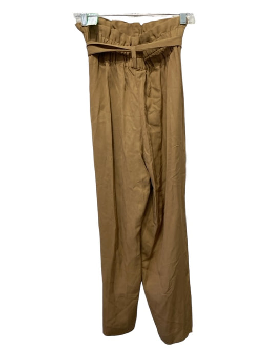 Point Sur Size 10 Mustard Brown Viscose Blend Newsboy Waist hook & zip Pants Mustard Brown / 10