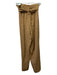 Point Sur Size 10 Mustard Brown Viscose Blend Newsboy Waist hook & zip Pants Mustard Brown / 10