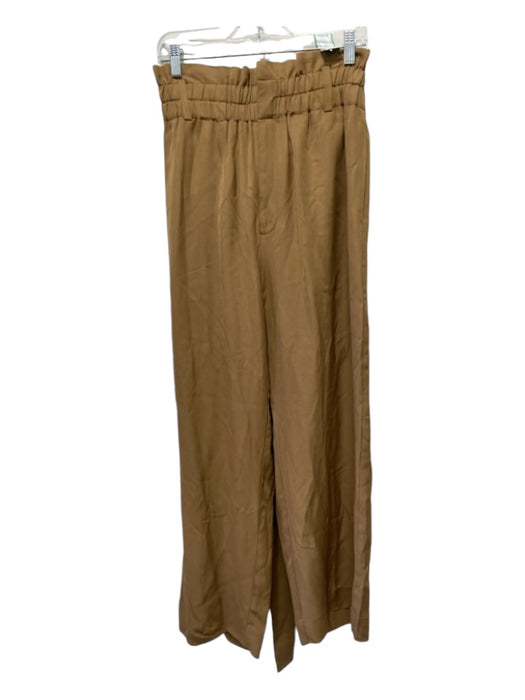 Point Sur Size 10 Mustard Brown Viscose Blend Newsboy Waist hook & zip Pants Mustard Brown / 10