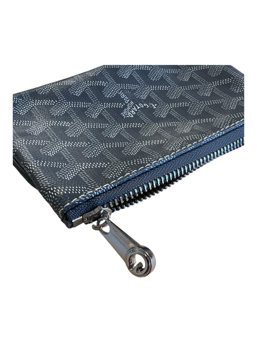 Goyard Gray & Yellow Patent Leather Logo SHW Wallets Gray & Yellow