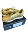 Reebok Shoe Size 8.5 Gold Leather Iridescent Athletic Sneakers Gold / 8.5