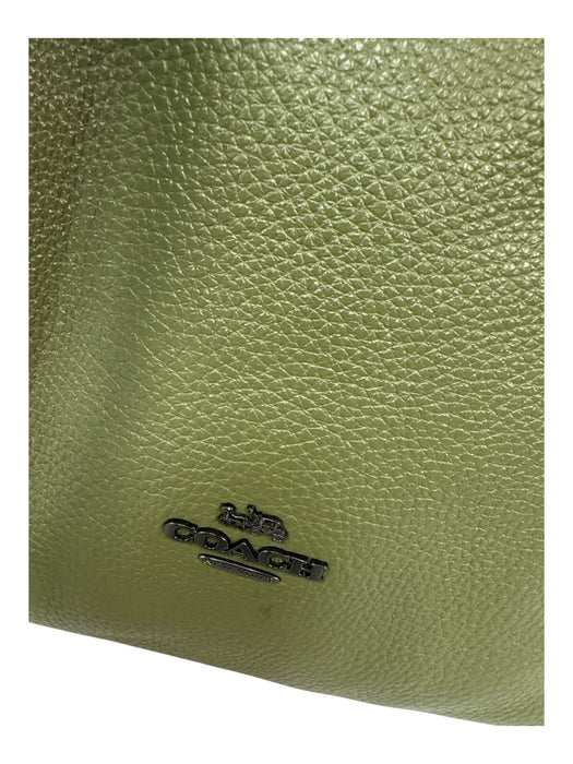 Coach Olive Green Leather Solid Crossbody Duffle Bag Olive Green / M